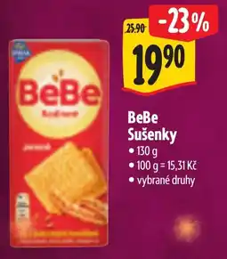 Albert BeBe Sušenky nabídka