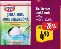 Albert Dr. Oetker Jedlá soda nabídka