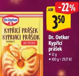 Albert Dr. Oetker Kypřicí prášek nabídka