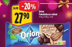 Albert Orion Čokoláda na vaření nabídka