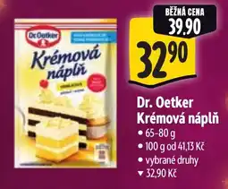 Albert Dr. Oetker Krémová náplň nabídka