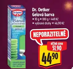 Albert Dr. Oetker Gelová barva nabídka
