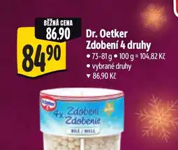Albert Dr. Oetker Zdobení 4 druhy nabídka