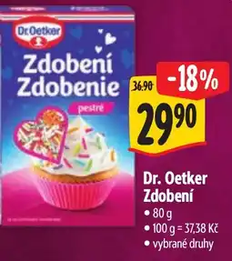 Albert Dr. Oetker Zdobení nabídka