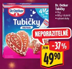 Albert Dr. Oetker Tubičky nabídka