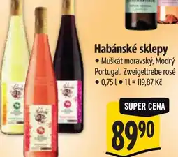 Albert Habánské sklepy nabídka