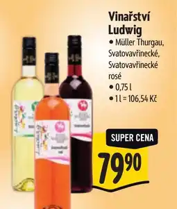 Albert Vinařství Ludwig nabídka