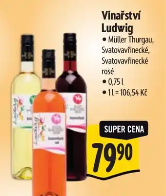 Albert Vinařství Ludwig nabídka