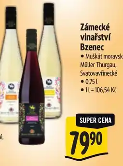 Albert Zámecké vinařství Bzenec nabídka