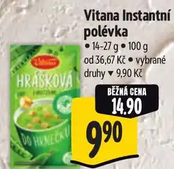 Albert Vitana Instantní polévka nabídka