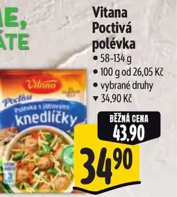 Albert Vitana Instantní polévka nabídka