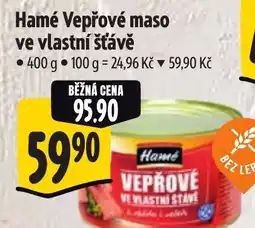 Albert Hamé Vepřové maso ve vlastní šťávě nabídka