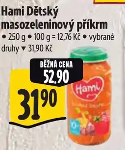 Albert Hami Dětský masozeleninový příkrm nabídka