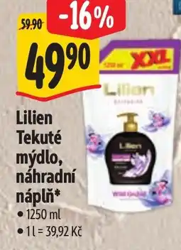 Albert Lilien Tekuté mýdlo, náhradní náplň nabídka