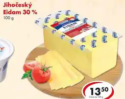 CBA Jihočeský Eidam 30%, 100 g nabídka
