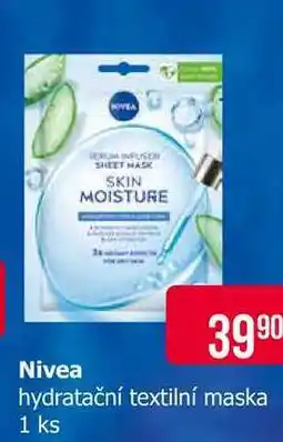 Teta Nivea hydratační textilní maska 1 ks nabídka