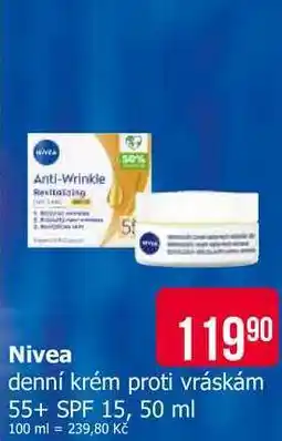 Teta Nivea denní krém proti vráskám 55+ SPF 15, 50 ml nabídka