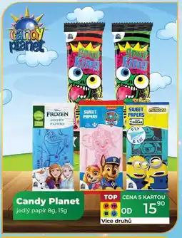 Tamda Foods Candy Planet jedlý papír 8g, 15g nabídka