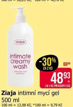 Teta Ziaja intimní mycí gel 500 ml nabídka