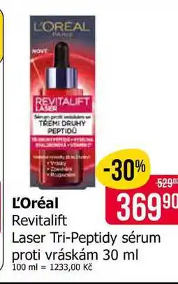 Teta L'Oréal Revitalift Laser Tri-Peptidy sérum proti vráskám 30 ml nabídka