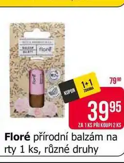 Teta Floré přírodní balzám na rty 1 ks, různé druhy nabídka