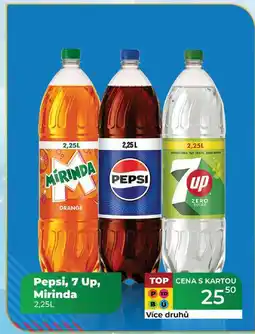 Tamda Foods Pepsi, 7 Up, Mirinda 2,25L nabídka
