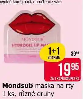 Teta Mondsub maska na rty 1 ks, různé druhy nabídka