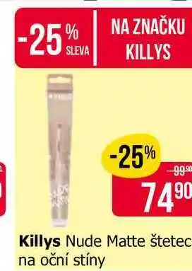 Teta Killys Nude Matte štetec na oční stíny nabídka
