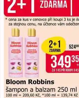 Teta Bloom Robbins šampon a balzam 250 ml nabídka