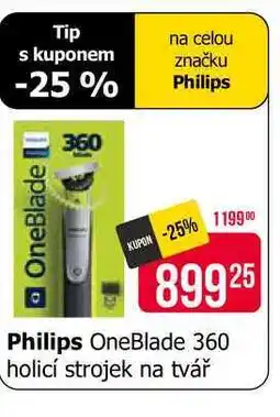 Teta Philips OneBlade 360 holicí strojek na tvář nabídka