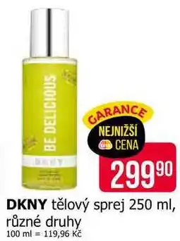 Teta DKNY tělový sprej 250 ml nabídka