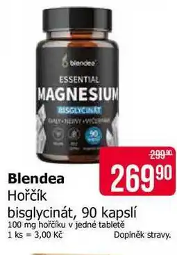 Teta Blendea Hořčík bisglycinát, 90 kapslí nabídka