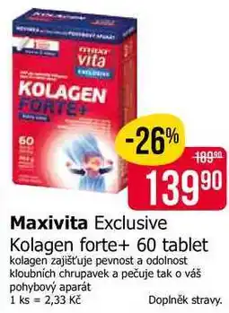 Teta Maxivita Exclusive Kolagen forte+ 60 tablet kolagen nabídka