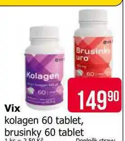 Teta Vix kolagen 60 tablet, brusinky 60 tablet nabídka