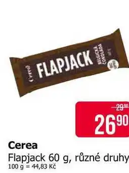 Teta Cerea Flapjack 60 g, různé druhy nabídka
