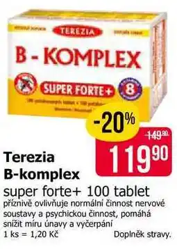 Teta Terezia B-komplex super forte+ 100 tablet nabídka