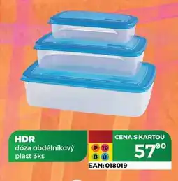 Tamda Foods HDR dóza obdélníkový plast 3ks nabídka
