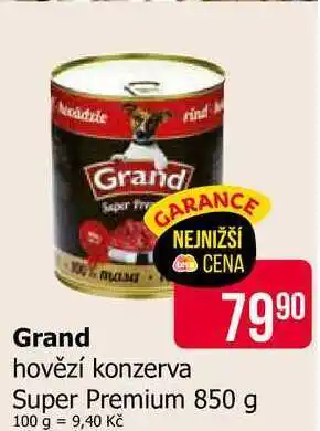 Teta Grand hovězí konzerva Super Premium 850 g nabídka