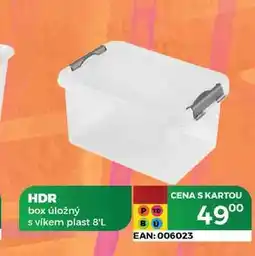 Tamda Foods HDR box úložný s vikem plast 8'L nabídka