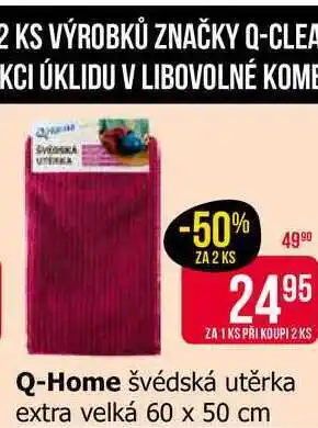 Teta Q-Home švédská utěrka extra velká 60 x 50 cm nabídka