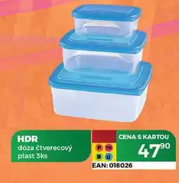 Tamda Foods HDR dóza čtverecový plast 3ks nabídka