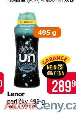 Teta Lenor Unstoppables Vonné Perličky 495g, vybrané druhy nabídka