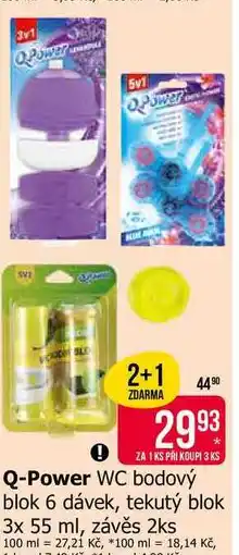 Teta Q-Power WC bodový blok 6 dávek nabídka