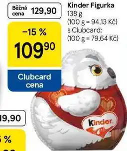 Tesco Kinder Figurka, 138 g nabídka