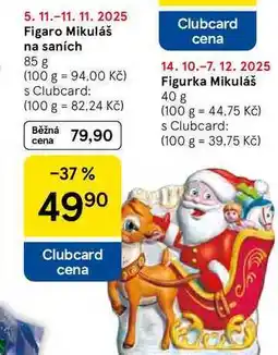 Tesco Figaro Mikuláš na saních, 85 g nabídka