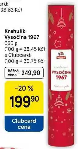 Tesco Krahulik Vysočina 1967, 650 g nabídka