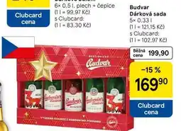 Tesco Budvar Dárková sada, 5× 0,33 l nabídka
