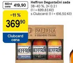 Tesco Heffron Degustační sada 38-40 %, 3× 0.2 l nabídka