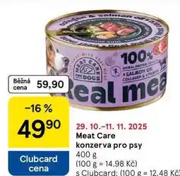 Tesco Meat Care konzerva pro psy, 400 g nabídka
