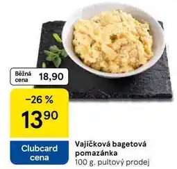 Tesco Vajíčková bagetová pomazánka, 100 g nabídka